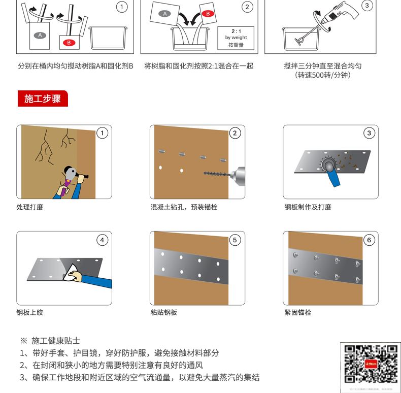 包钢高坪粘钢加固施工过程